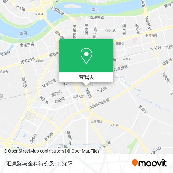 汇泉路与金科街交叉口地图