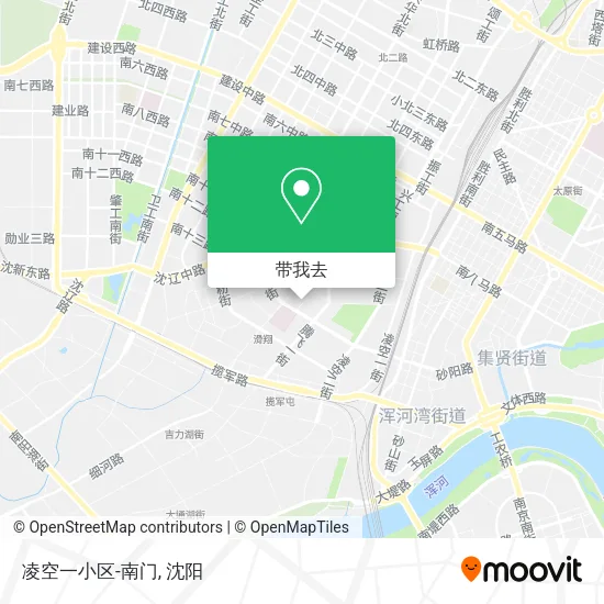 凌空一小区-南门地图