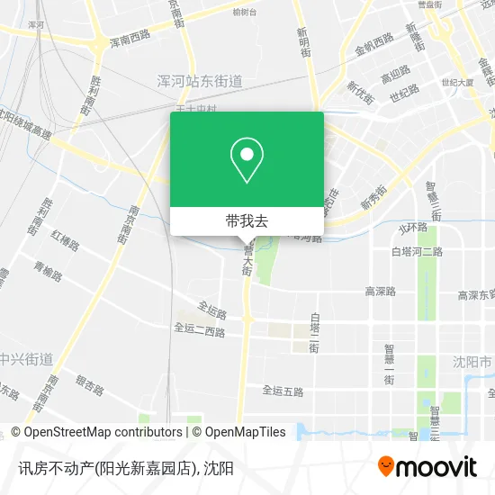 讯房不动产(阳光新嘉园店)地图