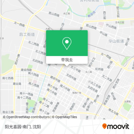 阳光嘉园-南门地图