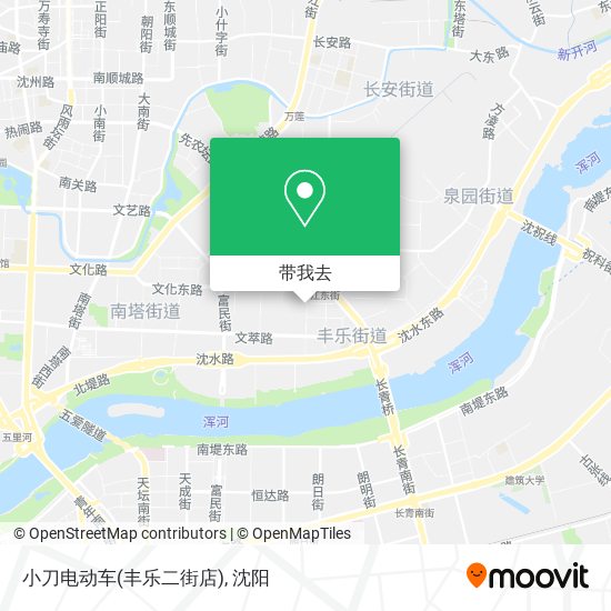 小刀电动车(丰乐二街店)地图