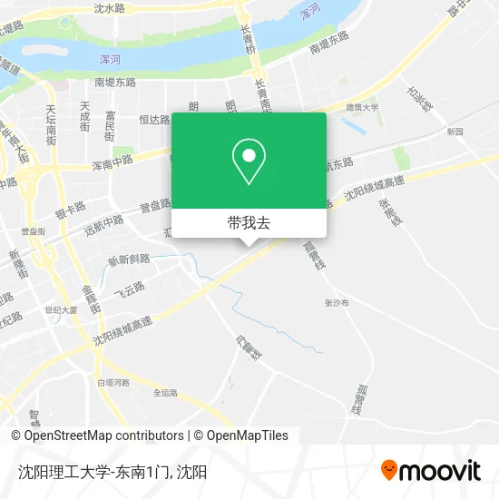 沈阳理工大学-东南1门地图