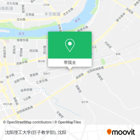 沈阳理工大学(巨子教学部)地图