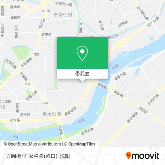 方圆街/方家栏路(路口)地图