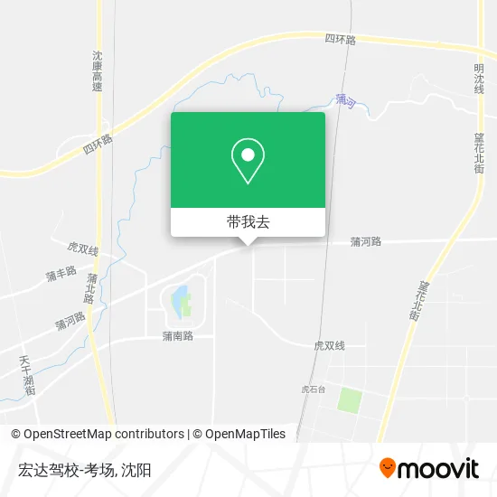 宏达驾校-考场地图