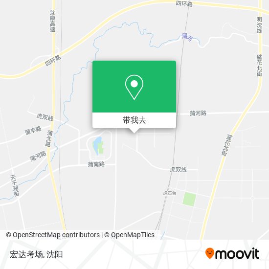 宏达考场地图