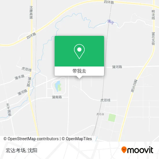 宏达考场地图