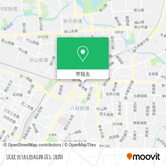 汉廷古法(总站路店)地图