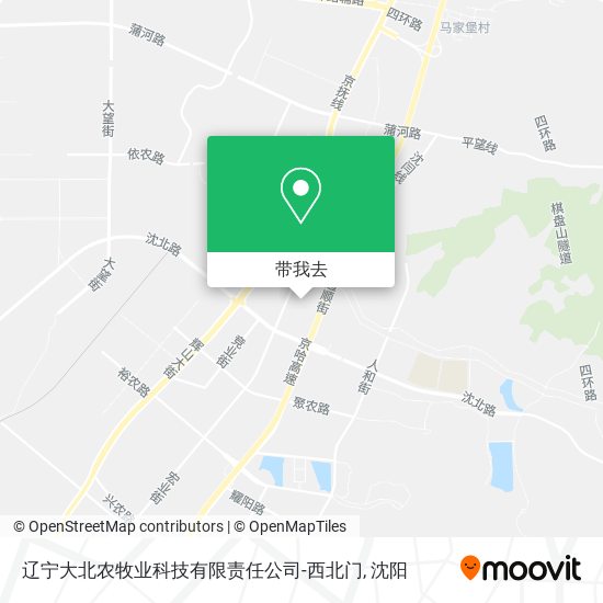 辽宁大北农牧业科技有限责任公司-西北门地图