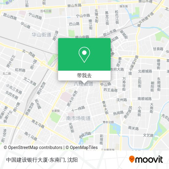 中国建设银行大厦-东南门地图