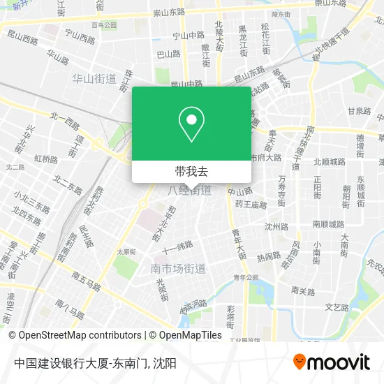 中国建设银行大厦-东南门地图