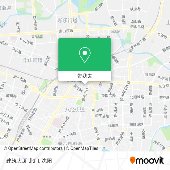 建筑大厦-北门地图