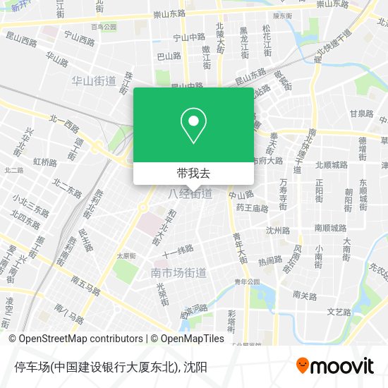 停车场(中国建设银行大厦东北)地图