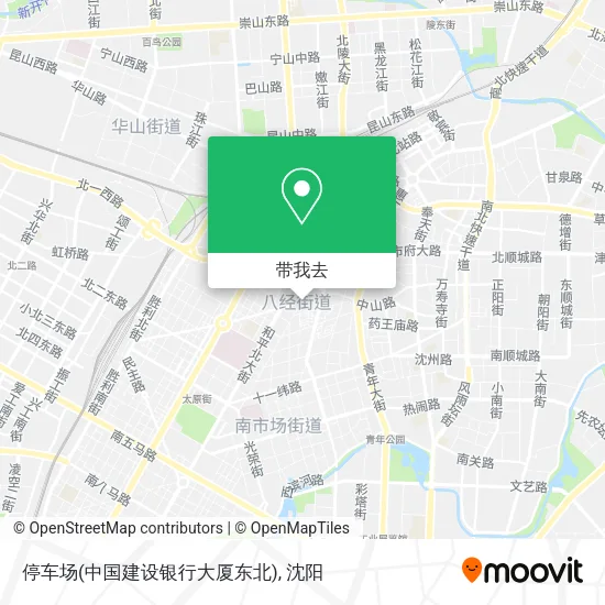 停车场(中国建设银行大厦东北)地图