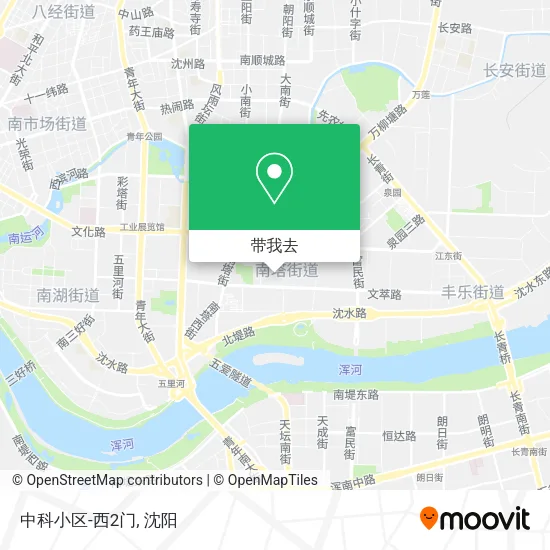中科小区-西2门地图