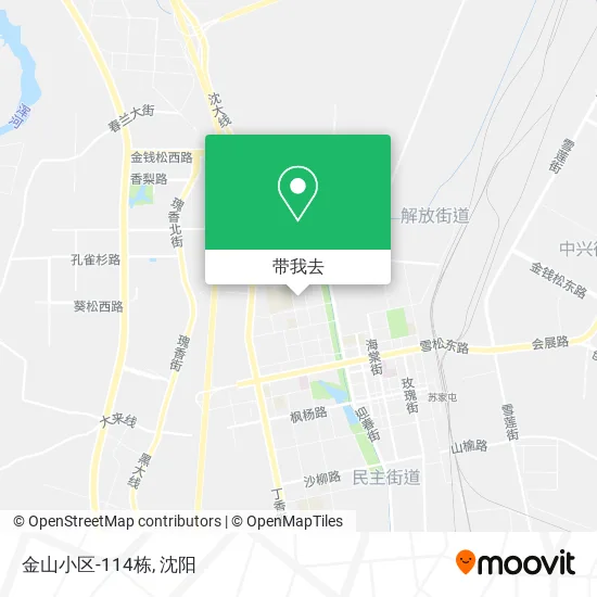 金山小区-114栋地图