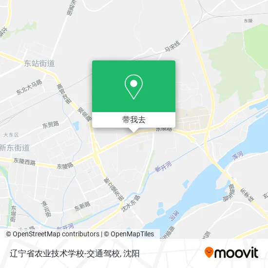 辽宁省农业技术学校-交通驾校地图