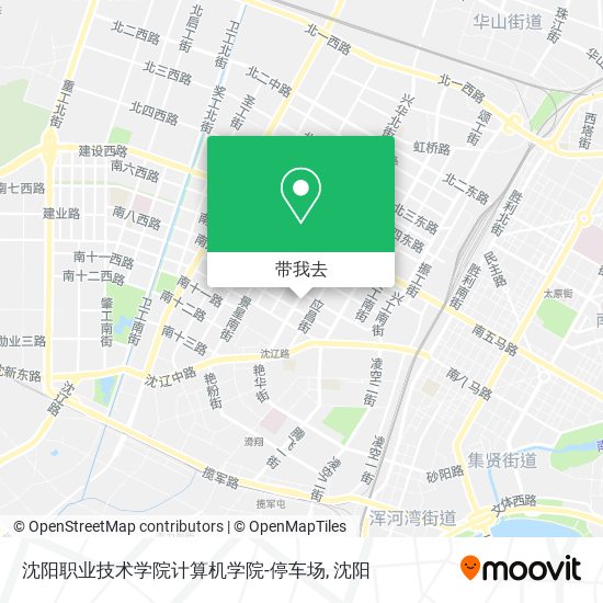 沈阳职业技术学院计算机学院-停车场地图