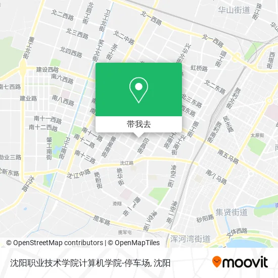 沈阳职业技术学院计算机学院-停车场地图