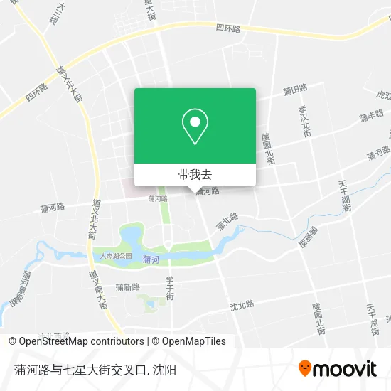蒲河路与七星大街交叉口地图