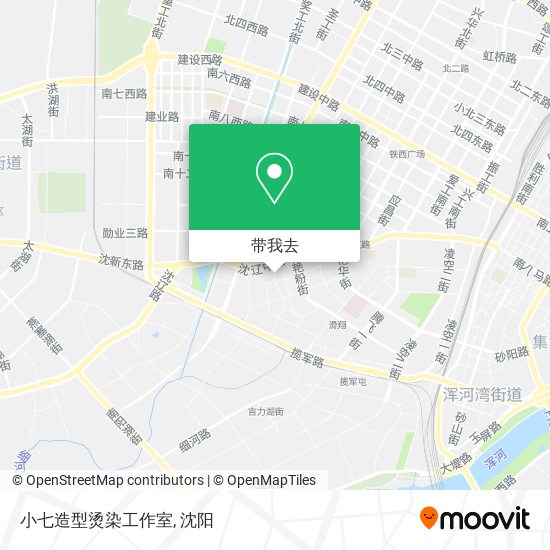 小七造型烫染工作室地图