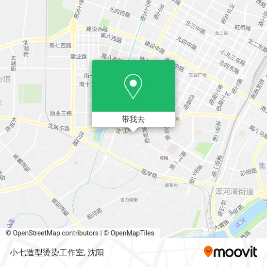 小七造型烫染工作室地图
