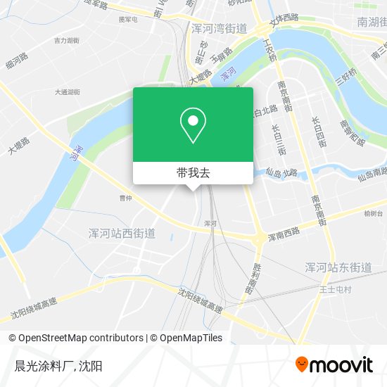 晨光涂料厂地图