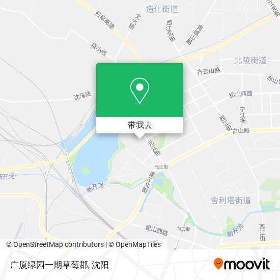 广厦绿园一期草莓郡地图