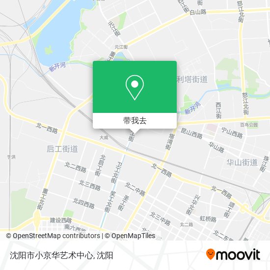 沈阳市小京华艺术中心地图