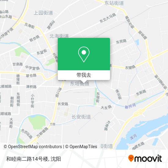和睦南二路14号楼地图