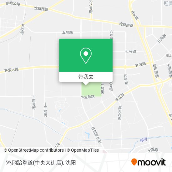鸿翔跆拳道(中央大街店)地图