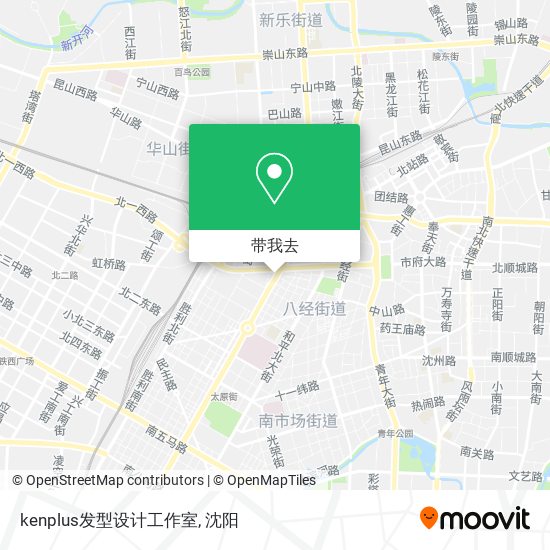 kenplus发型设计工作室地图