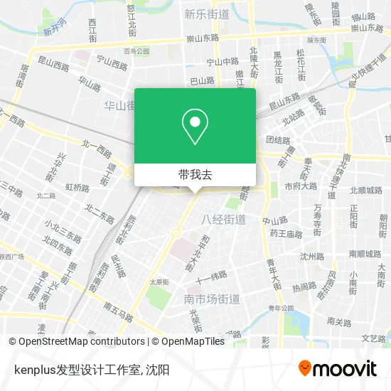 kenplus发型设计工作室地图