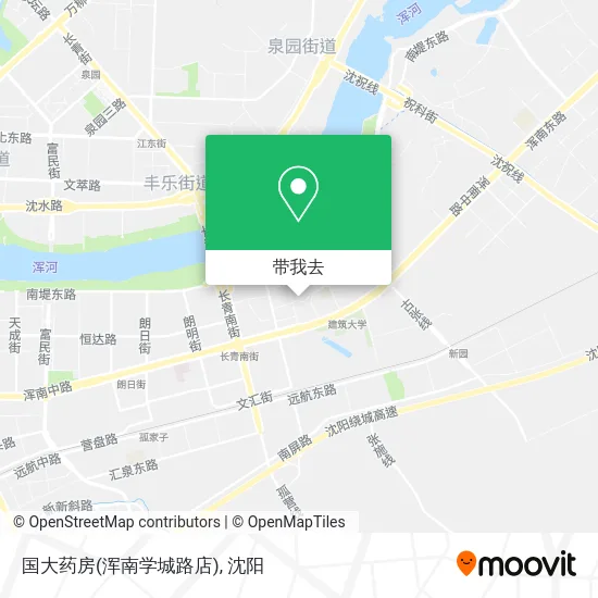 国大药房(浑南学城路店)地图