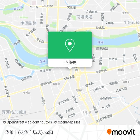 华莱士(泛华广场店)地图