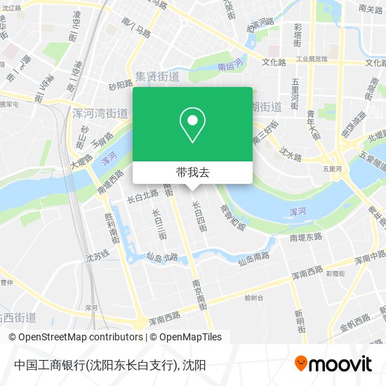 中国工商银行(沈阳东长白支行)地图