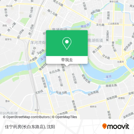 佳宁药房(长白东路店)地图