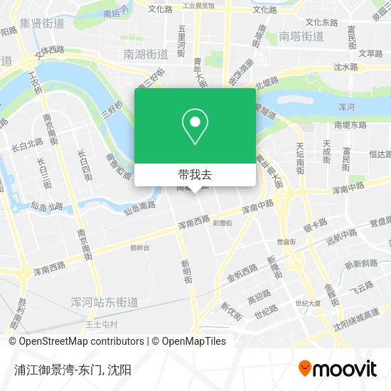 浦江御景湾-东门地图