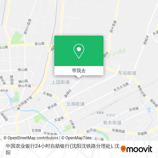 中国农业银行24小时自助银行(沈阳沈铁路分理处)地图
