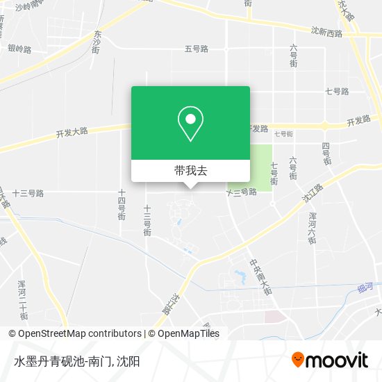 水墨丹青砚池-南门地图