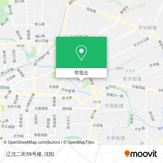 辽沈二街59号楼地图