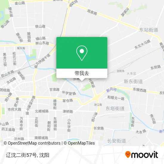 辽沈二街57号地图