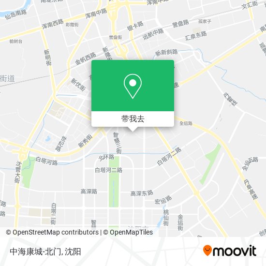 中海康城-北门地图