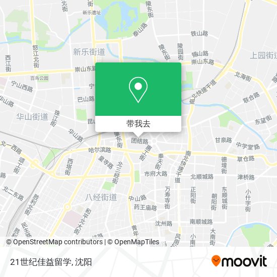 21世纪佳益留学地图