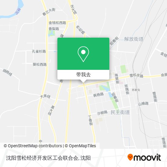 沈阳雪松经济开发区工会联合会地图