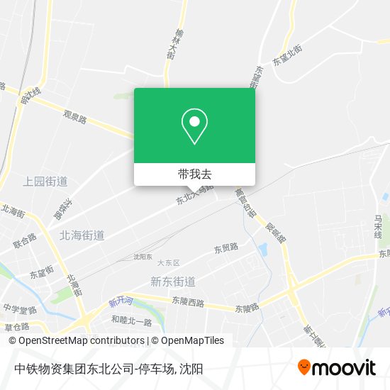 中铁物资集团东北公司-停车场地图