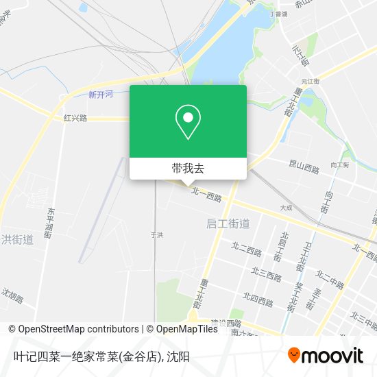 叶记四菜一绝家常菜(金谷店)地图
