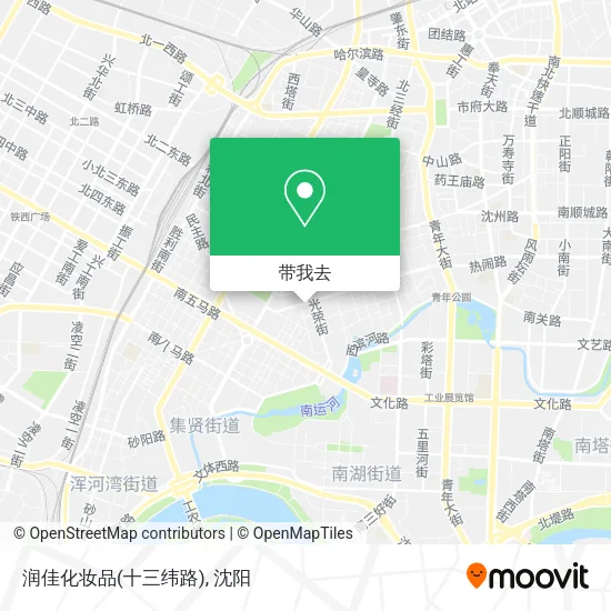 润佳化妆品(十三纬路)地图