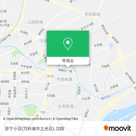 苏宁小店(万科城市之光店)地图