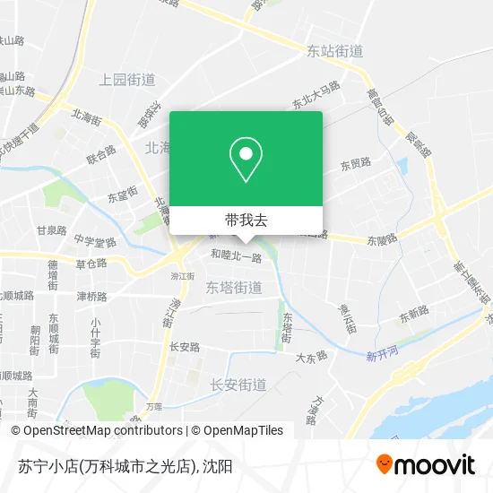 苏宁小店(万科城市之光店)地图